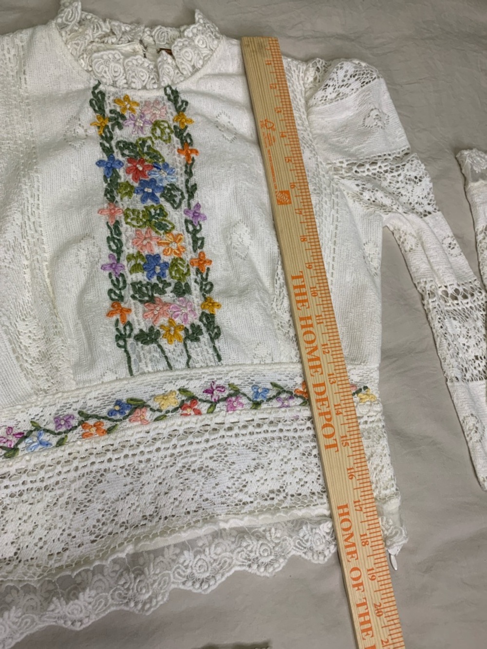 NWT FREE PEOPLE Garden Grace Top Ivory Combo MSRP $198 Size XS - Picture 8 of 15
